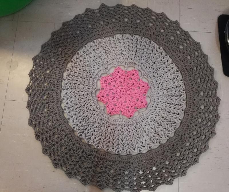Häkelteppich Crafty