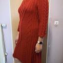 Strickkleid rot