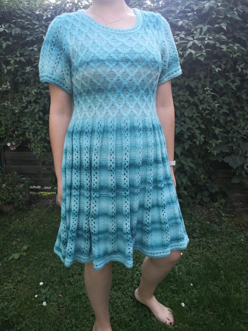 Strickkleid smaragd