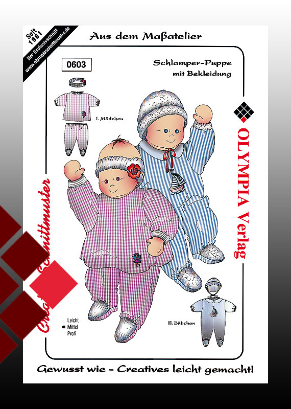 Puppe mit Kleidung