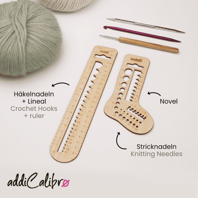 Nadelmaß Strick- und Häkelnadeln
