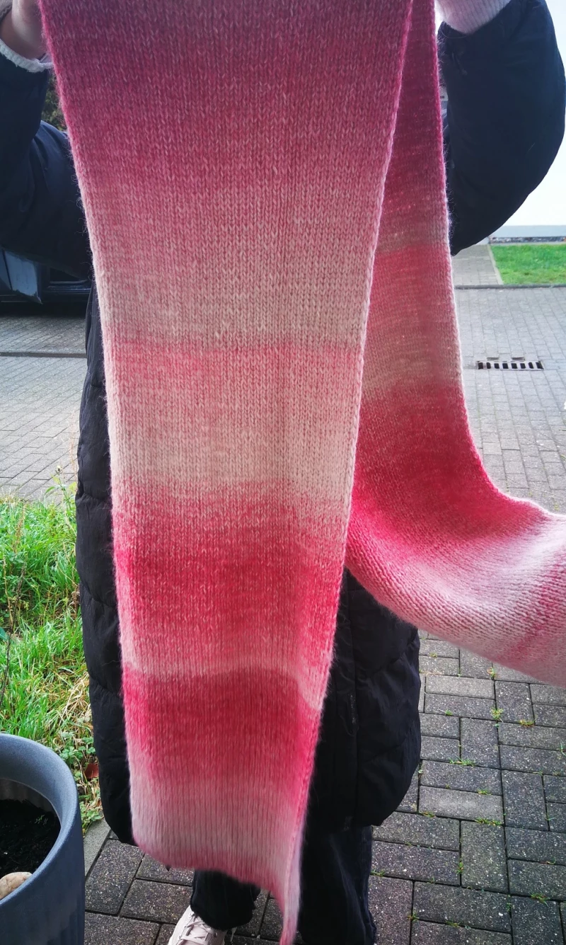 Schal aus Alpaca Color