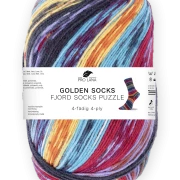 Golden Socks Puzzle Sockenwolle