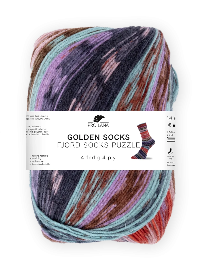 Golden Socks Puzzle Sockenwolle