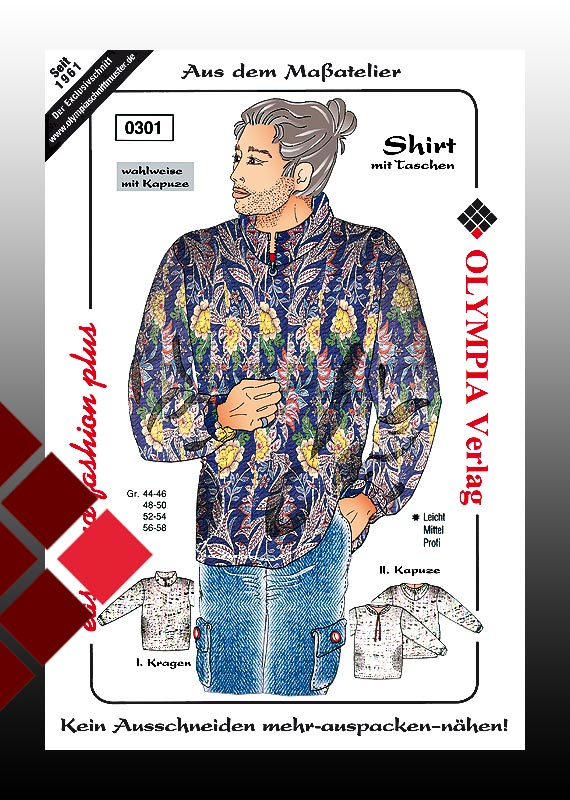 Herrenshirt Schnittmuster